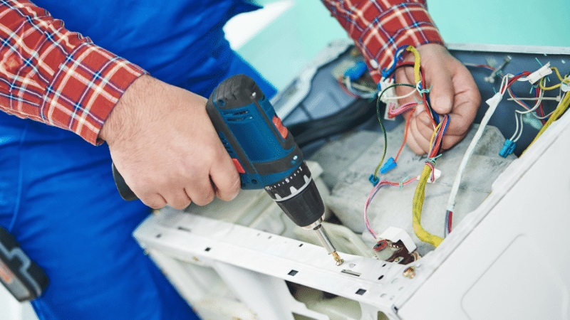 Turgutlu Beko Beko çamaşır makinesi kart tamiri – Su almama arızası orijinal parça ile giderildi. - Teknik servis örneği